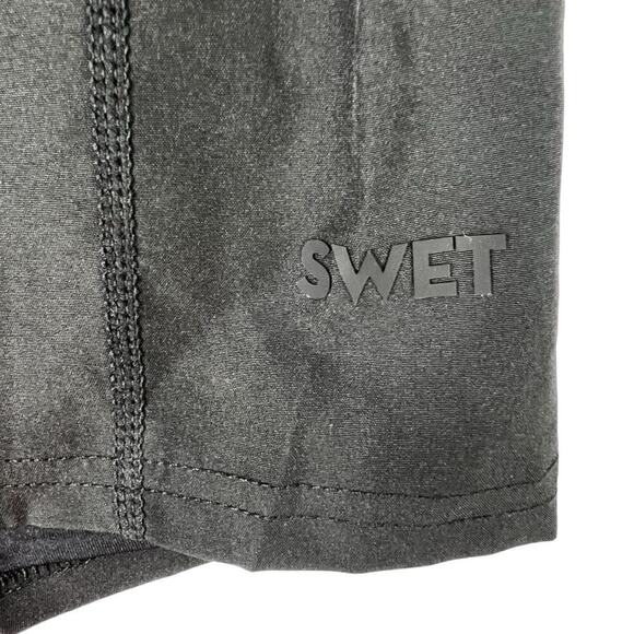Swet Tailor Shorts Size XL SWET Active Onyx Black Technical Stretch Pockets NEW - Picture 5 of 12